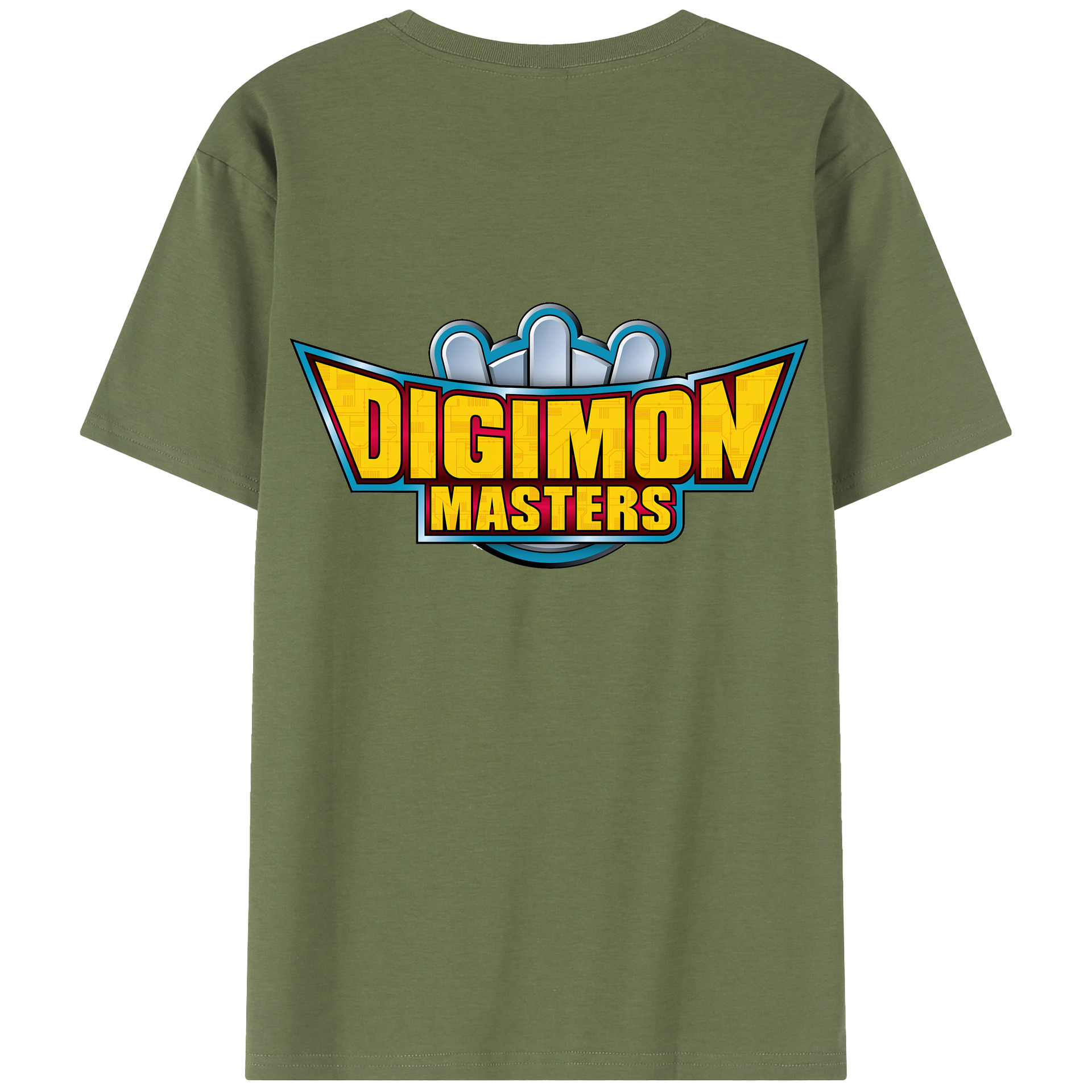 （画像用） Digimon デジタルモンスター/デジモン 綿100％半袖Tシャツ（背面プリント）